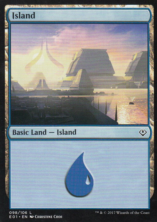 楽天市場】マジックザギャザリング MTG E01 EN 098 島 Island (英語版 