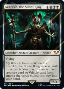 �y�T�[�W�EFOIL�z�}�W�b�N�U�M���U�����O 40K EN 001 Szarekh, the Silent King (�p��� �_�b���A) �����҃f�b�L�FWarhammer 40,000 Collector's Edition