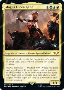 �y�T�[�W�EFOIL�z�}�W�b�N�U�M���U�����O 40K EN 007 Magus Lucea Kane (�p��� �_�b���A) �����҃f�b�L�FWarhammer 40,000 Collector's Edition