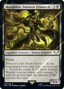 yT[WEFOILz}WbNUMUO 40K EN 041 Mortarion, Daemon Primarch (p A) ҃fbLFWarhammer 40,000 Collector's Edition