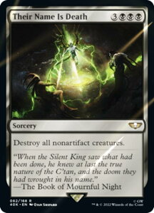 【サージ・FOIL】マジックザギャザリング 40K EN 062 Their Name Is Death (英語版 レア) 統率者デッキ:Warhammer 40,000 Collector's Edition