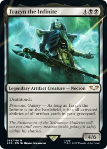 �y�T�[�W�EFOIL�z�}�W�b�N�U�M���U�����O 40K EN 065 Trazyn the Infinite (�p��� ���A) �����҃f�b�L�FWarhammer 40,000 Collector's Edition