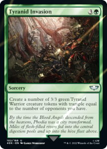 �y�T�[�W�EFOIL�z�}�W�b�N�U�M���U�����O 40K EN 102 Tyranid Invasion (�p��� �A���R����) �����҃f�b�L�FWarhammer 40,000 Collector's Edition