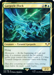 �y�T�[�W�EFOIL�z�}�W�b�N�U�M���U�����O 40K EN 123 Gargoyle Flock (�p��� ���A) �����҃f�b�L�FWarhammer 40,000 Collector's Edition