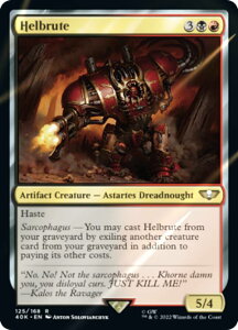 �y�T�[�W�EFOIL�z�}�W�b�N�U�M���U�����O 40K EN 125 Helbrute (�p��� ���A) �����҃f�b�L�FWarhammer 40,000 Collector's Edition