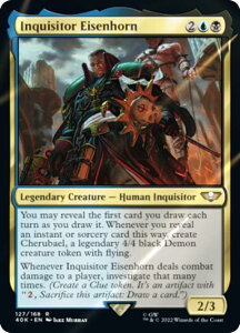 �y�T�[�W�EFOIL�z�}�W�b�N�U�M���U�����O 40K EN 127 Inquisitor Eisenhorn (�p��� ���A) �����҃f�b�L�FWarhammer 40,000 Collector's Edition