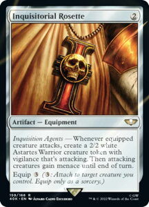 �y�T�[�W�EFOIL�z�}�W�b�N�U�M���U�����O 40K EN 159 Inquisitorial Rosette (�p��� ���A) �����҃f�b�L�FWarhammer 40,000 Collector's Edition