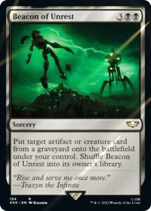 �y�T�[�W�EFOIL�z�}�W�b�N�U�M���U�����O 40K EN 194 Beacon of Unrest (�p��� ���A) �����҃f�b�L�FWarhammer 40,000 Collector's Edition