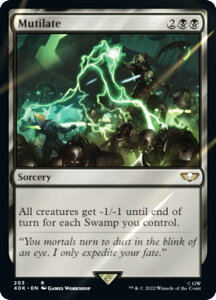 �y�T�[�W�EFOIL�z�}�W�b�N�U�M���U�����O 40K EN 203 Mutilate (�p��� ���A) �����҃f�b�L�FWarhammer 40,000 Collector's Edition