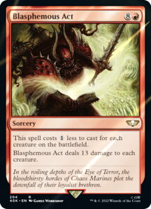 yT[WEFOILz}WbNUMUO 40K EN 204 Blasphemous Act (p A) ҃fbLFWarhammer 40,000 Collector's Edition