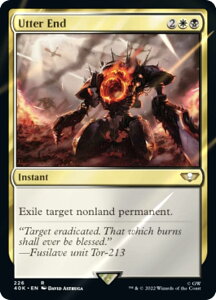 �y�T�[�W�EFOIL�z�}�W�b�N�U�M���U�����O 40K EN 226 Utter End (�p��� ���A) �����҃f�b�L�FWarhammer 40,000 Collector's Edition