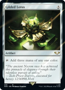 �y�T�[�W�EFOIL�z�}�W�b�N�U�M���U�����O 40K EN 239 Gilded Lotus (�p��� ���A) �����҃f�b�L�FWarhammer 40,000 Collector's Edition