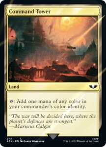 �y�T�[�W�EFOIL�z�}�W�b�N�U�M���U�����O 40K EN 272 Command Tower (�p��� �R����) �����҃f�b�L�FWarhammer 40,000 Collector's Edition