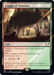 �y�T�[�W�EFOIL�z�}�W�b�N�U�M���U�����O 40K EN 297 Temple of Abandon (�p��� ���A) �����҃f�b�L�FWarhammer 40,000 Collector's Edition