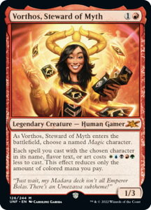 �}�W�b�N�U�M���U�����O UNF EN 126 Vorthos, Steward of Myth (�p��� �_�b���A) UNFINITY
