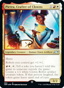 �y�M�����N�V�[�EFOIL�z�}�W�b�N�U�M���U�����O UNF EN 462 Pietra, Crafter of Clowns (�p��� �A���R����) UNFINITY