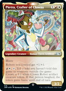 yMNV[EFOILz}WbNUMUO UNF EN 519 Pietra, Crafter of Clowns (p AR) UNFINITY