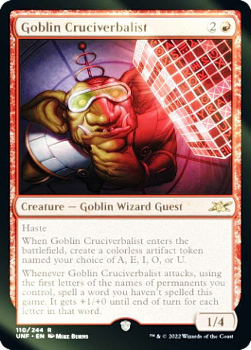 楽天市場】【FOIL】マジックザギャザリング UNF EN 110 Goblin 
