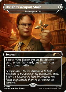 �y�{�[�_�[���X�Łz�}�W�b�N�U�M���U�����O SLD EN 2166 �|�ł��̑��蕨 (�p��� ���A) Secret Lair x The Office DWIGHT'S DESTINY (MTG)