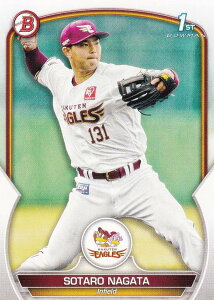 NPB �x�[�X�{�[���J�[�h BP40 �i�c�D���Y ���k�y�V�S�[���f���C�[�O���X (ROOKIE) (�x�[�X�J�[�h) 2023 TOPPS BOWMAN �{�E�}��