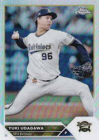 【REFRACTOR】NPB ベースボールカード 207 宇田川優希 オリックス・バファローズ (ベースカード) 2023 TOPPS CHROME