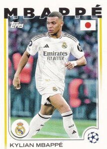 UEFA �T�b�J�[�J�[�h 1 Kylian Mbappe Real Madrid C.F. (�x�[�X�J�[�h) 2025 Topps Japan Edition