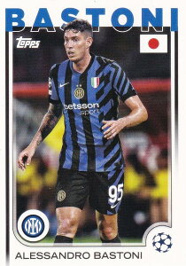 UEFA �T�b�J�[�J�[�h 2 Alessandro Bastoni FC Internazionale Milano (�x�[�X�J�[�h) 2025 Topps Japan Edition