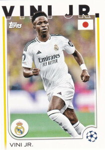 UEFA �T�b�J�[�J�[�h 7 Vini Jr. Real Madrid C.F. (�x�[�X�J�[�h) 2025 Topps Japan Edition