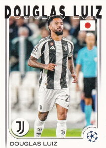 UEFA �T�b�J�[�J�[�h 25 Douglas Luiz Juventus (�x�[�X�J�[�h) 2025 Topps Japan Edition
