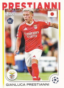 UEFA TbJ[J[h 36 Gianluca Prestianni SL Benfica (x[XJ[h/ROOKIE) 2025 Topps Japan Edition