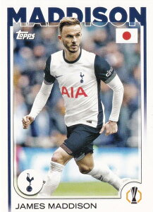UEFA �T�b�J�[�J�[�h 45 James Maddison Tottenham Hotspur (�x�[�X�J�[�h) 2025 Topps Japan Edition