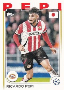 UEFA �T�b�J�[�J�[�h 63 Ricardo Pepi PSV Eindhoven (�x�[�X�J�[�h) 2025 Topps Japan Edition