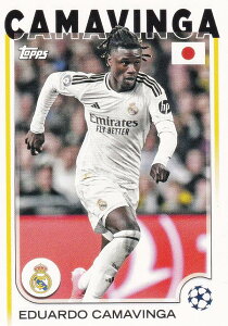 UEFA �T�b�J�[�J�[�h 93 Eduardo Camavinga Real Madrid C.F. (�x�[�X�J�[�h) 2025 Topps Japan Edition