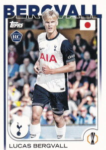 UEFA TbJ[J[h 112 Lucas Bergvall Tottenham Hotspur (x[XJ[h/ROOKIE) 2025 Topps Japan Edition