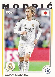 UEFA �T�b�J�[�J�[�h 149 Luka Modric Real Madrid C.F. (�x�[�X�J�[�h) 2025 Topps Japan Edition
