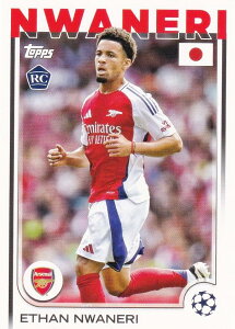 UEFA �T�b�J�[�J�[�h 158 Ethan Nwaneri Arsenal FC (�x�[�X�J�[�h/ROOKIE) 2025 Topps Japan Edition