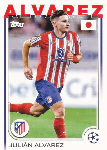 UEFA �T�b�J�[�J�[�h 171 Julian Alvarez Atletico de Madrid (�x�[�X�J�[�h) 2025 Topps Japan Edition