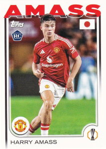 UEFA �T�b�J�[�J�[�h 179 Harry Amass Manchester United (�x�[�X�J�[�h/ROOKIE) 2025 Topps Japan Edition