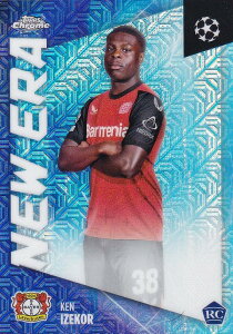 UEFA �T�b�J�[�J�[�h NE-6 Ken Izekor Bayer 04 Leverkusen (�C���T�[�g�J�[�h/NEW ERA/ROOKIE) 2025 Topps Japan Edition