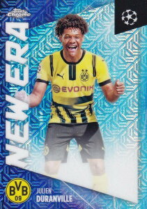 UEFA �T�b�J�[�J�[�h NE-7 Julien Duranville Borussia Dortmund (�C���T�[�g�J�[�h/NEW ERA) 2025 Topps Japan Edition