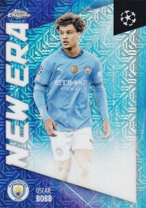 UEFA �T�b�J�[�J�[�h NE-17 Oscar Bobb Manchester City (�C���T�[�g�J�[�h/NEW ERA) 2025 Topps Japan Edition