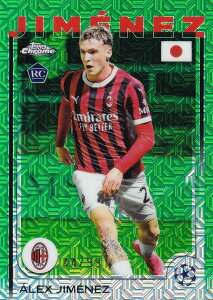 �y�O���[���p������ 44/99�zUEFA �T�b�J�[�J�[�h 73 Alex Jimenez AC Milan (�x�[�X�J�[�h/ROOKIE) 2025 Topps Japan Edition