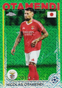 �y�O���[���p������ 70/99�zUEFA �T�b�J�[�J�[�h 86 Nicolas Otamendi SL Benfica (�x�[�X�J�[�h) 2025 Topps Japan Edition
