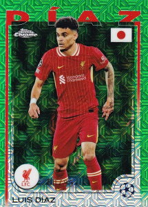 �y�O���[���p������ 80/99�zUEFA �T�b�J�[�J�[�h 169 Luis Diaz Liverpool FC (�x�[�X�J�[�h) 2025 Topps Japan Edition