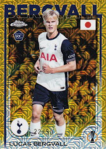 yS[hp 22/50zUEFA TbJ[J[h 112 Lucas Bergvall Tottenham Hotspur (x[XJ[h/ROOKIE) 2025 Topps Japan Edition