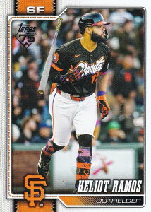 MLB �x�[�X�{�[���J�[�h 8 Heliot Ramos �T���t�����V�X�R�E�W���C�A���c (BASE/BASE SET) 2026 Topps Series 1