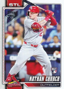 MLB �x�[�X�{�[���J�[�h 24 Nathan Church �Z���g���C�X�E�J�[�W�i���X (BASE/BASE SET/Rookie) 2026 Topps Series 1