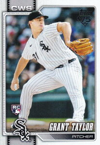 MLB �x�[�X�{�[���J�[�h 49 Grant Taylor �V�J�S�E�z���C�g�\�b�N�X (BASE/BASE SET/Rookie) 2026 Topps Series 1