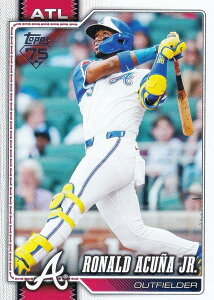 MLB �x�[�X�{�[���J�[�h 50 Ronald Acuna Jr. �A�g�����^�E�u���[�u�X (BASE/BASE SET) 2026 Topps Series 1