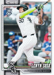MLB �x�[�X�{�[���J�[�h 56 Lenyn Sosa �V�J�S�E�z���C�g�\�b�N�X (BASE/BASE SET) 2026 Topps Series 1